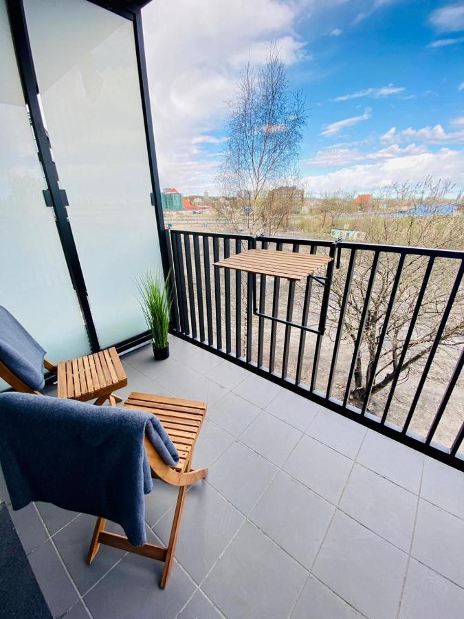 Nadmotlawie Apartments Gdansk Old Town Riverview ภายนอก รูปภาพ
